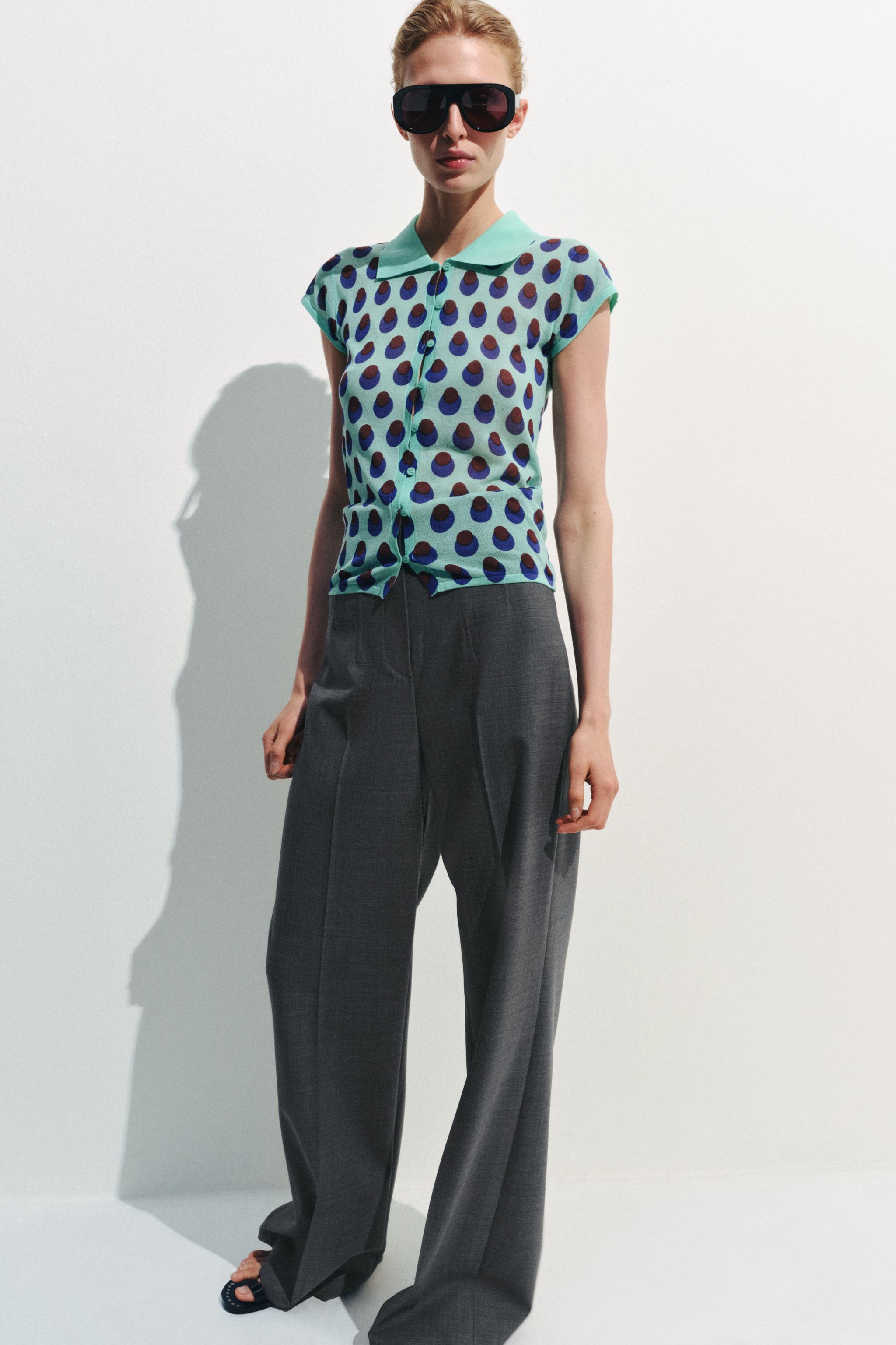 KNIT JACQUARD POLO SHIRT